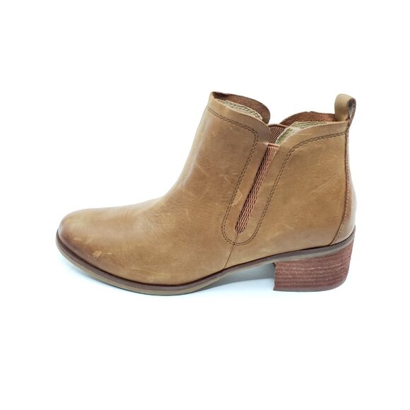 Korks Kork Ease Tea Ankle Boots Bootie Tan Leather Womens US 9.5 - Picture 2 of 9